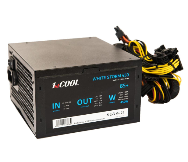 1stCOOl White Storm 450W 80 Plus - 668532 - zdjęcie 2